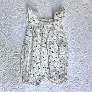 Baby Gap Organic Cotton Sunflower Romper
